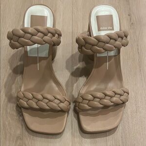 Dolce Vita Women's Tan Braided Sandals